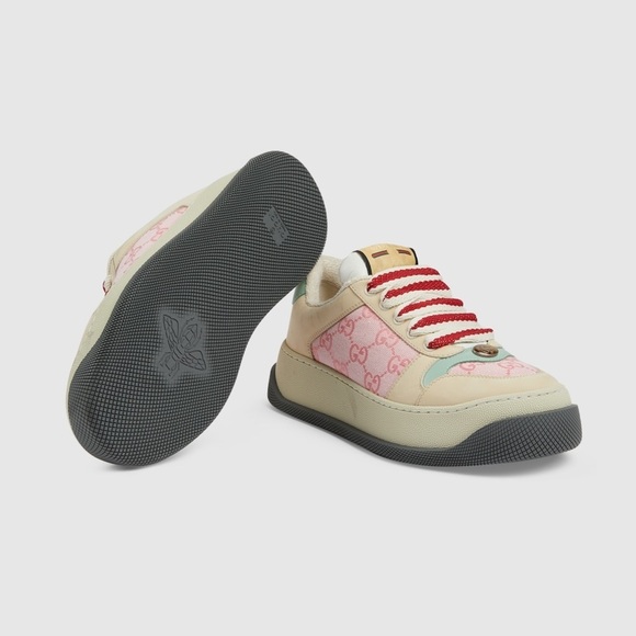 GUCCI  AUTHENTIC GUCCI WOMEN'S SCREENER SNEAKER SIZE 38 - Picture 14 of 17